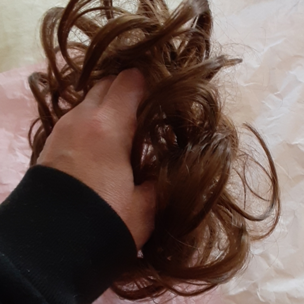 hair piece scrunchies